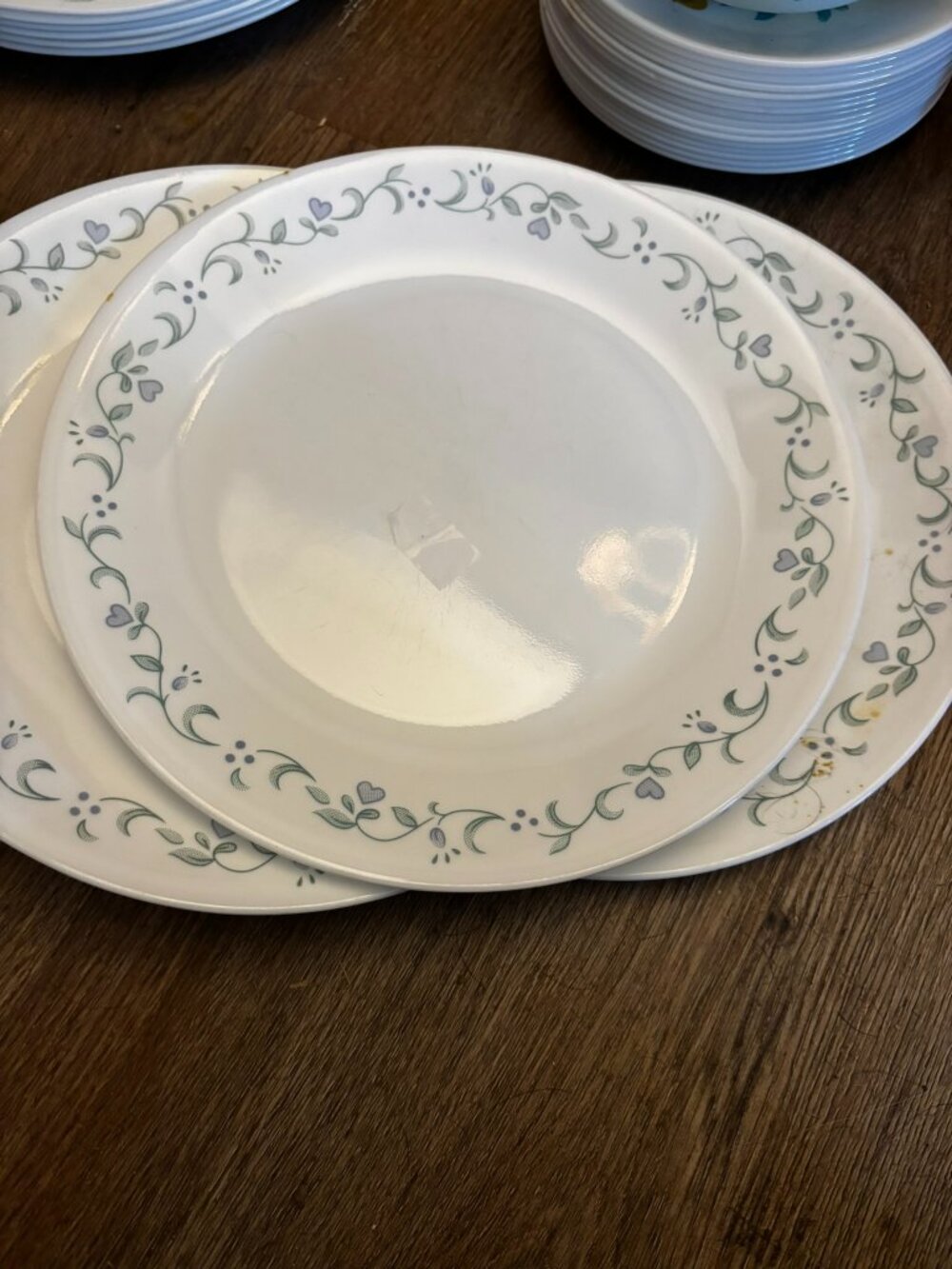 Lot 3 Corelle Country Cottage Dinner Plates